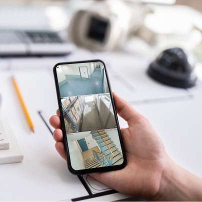 Joplin security camera feed on cell phone